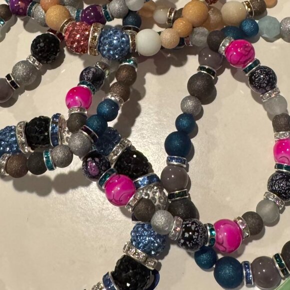 500PCS/20 Colors Spacer Beads for Jewelry Making, 10mm - Picture 3 of 8